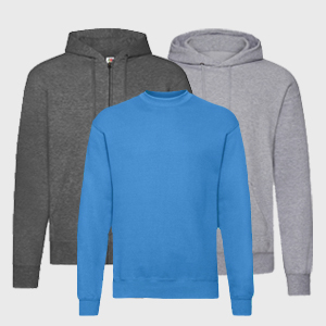 Catalogue complet de sweats