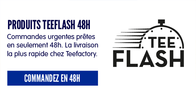 Vêtements personnalisés avec livraison 48h
