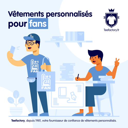 Merchandising pour fans Merchandising pour fans